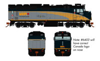 582507 F40PH EMD 6403 of Via Rail Canada - digital sound fitted