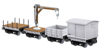 6-85379 Disconnect Work Car 4-Car Set, Santa Fe