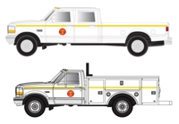 60000155 Ford F-250/F-350 Set, Southern Pacific 60000155 Ford F-250/F-350 Set, Southern Pacific