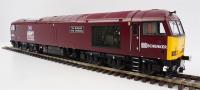 Class 60 60040 "The Territorial Army Centenary" in DB schenker maroon with British Army branding - Exclusive to Kernow Model Rail Centre