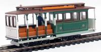 60531 American Cable Streetcar car (electric motor) in Green