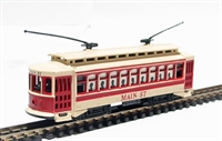 61090 Brill trolley car "Main St." red/cream (motorised)
