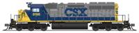 6197 SD40-2 Low Hood EMD 8199 of CSX - digital sound fitted