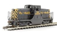 62210 44-tonner GE 36 of the Rio Grande - digital fitted