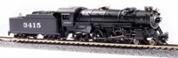 6222 USRA Heavy Pacific 4-6-2 3415 of the Santa Fe - digital sound fitted