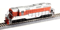 62416 GP7 EMD 709 of the Western Pacific - digital fitted