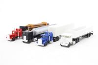 6274 Modern tractor & trailer - undecorated - pack of 4 6274 Modern tractor & trailer - undecorated - pack of 4