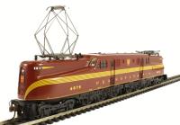 GG1 #4876 of the Pennsylvania Railroad in Tuscan red