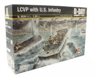 6524 LCVP landing craft vehicle/persons with new tool figures