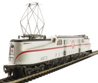 GG1 4872 of the Pennsylvania Railroad in silver red stripe livery - DCC sound fitted