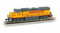 GP40 EMD 678 of the Union Pacific - digital sound fitted