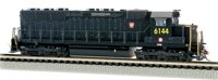 66452 SD45 EMD 6144 of the Pennsylvania Railroad - digital sound fitted