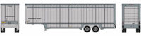 6906 40' Drop Sill Parcel Trailer of the UPS (No Logo) 87969 6906 40' Drop Sill Parcel Trailer of the UPS (No Logo) 87969