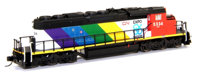 69305S-01 SD40-2W EMD 5334 of the Canadian National - digital sound fitted