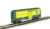 70079 Standard Steel 40' single door boxcar of the Rutland - green and yellow 105