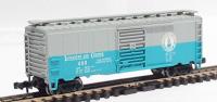 70083 Standard Steel 40' single door boxcar of the Lancaster and Chester - grey & blue 609