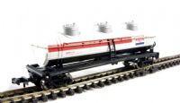 70188 3-Dome ACF tank car of Exxon - white 1121