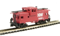 70792 Extended Vision 36' caboose of the Norfolk & Western - red and black 518696