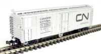 70963 50' mechanical reefer of the Canadian National - silver 209872