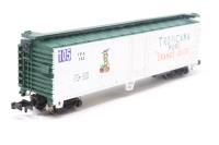 70997 50' mechanical reefer of Tropicana - white with green roof and ends 742