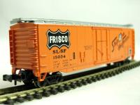 71075 50' plug door boxcar of the Frisco - yellow with silver roof 15034