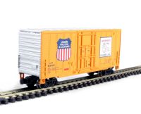 71251 41' hi-cube boxcar of the Union Pacific - yellow with silver roof 518125