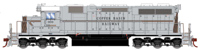 71489 SD39 EMD 303 of the Copper Basin Railway 