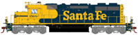 71497 SD39 EMD 1568 of the Santa Fe