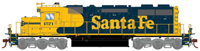 71498 SD39 EMD 1571 of the Santa Fe