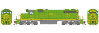 71582 SD39 EMD 2301 of the Illinois Terminal - digital sound fitted