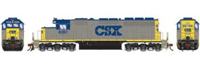 72154 SD40-2 EMD 8361 of CSX - digital sound fitted