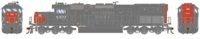 72166 SD40T-2 EMD 8370 of the Southern Pacific - digital sound fitted