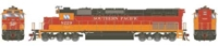 72167 SD40T-2 EMD 8229 of the Southern Pacific - digital sound fitted