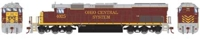 72176 SD40T-2 EMD 4025 of the Ohio Central - digital sound fitted