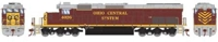 72177 SD40T-2 EMD 4026 of the Ohio Central - digital sound fitted