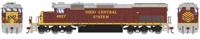 72178 SD40T-2 EMD 4027 of the Ohio Central - digital sound fitted