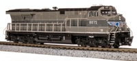ES44AC GE 8075 of the Union Pacific - digital sound fitted
