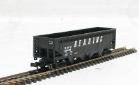 73360 American 40ft quad hopper wagon in Reading black livery