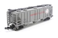 73893 3-bay PS-2 47' 70t covered hopper of Koppers - grey 1086