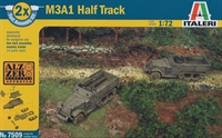 7509 White M3A1 Half Track fast assembly kit (contains 2 models).
