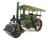 TN1291-GN Consuelo Allen steam roller in green - Tinplate Model