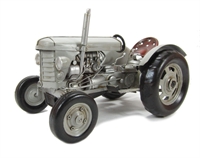 TR855M-GY Massey Ferguson To-20 tractor in grey - Tinplate Model