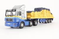 76801 MAN Artic Platform Trailer with Sheeted Load "Stiller Transport"