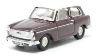 76AA007 Austin A40 MkII Maroon B/Snowberry White