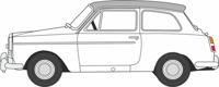 76AA009 Austin A40 MkII Snowberry White/Cumulus Grey