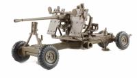 76BF001 40mm Bofors Anti-Aircraft Gun as used with the British Army/Navy 1937- late 1980s in brown