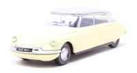 76CDS006 Citroen DS19 Jonquil Yellow/Silver