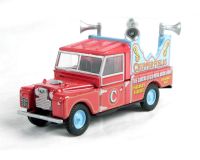 76CH025 Land Rover Series 1 109" with loudspeakers in "Chipperfields Circus" livery