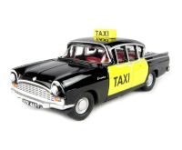 76CRE004 Vauxhall Cresta taxi in black and yellow livery