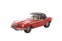 76ETYP011 Jaguar E Type DHC Closed Carmen Red